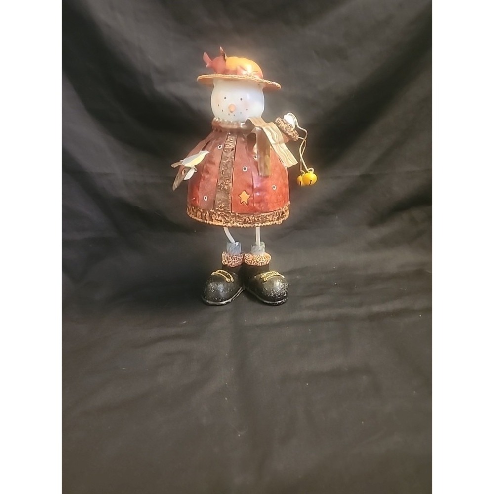 Metal Snowman Tealight 12 In‎